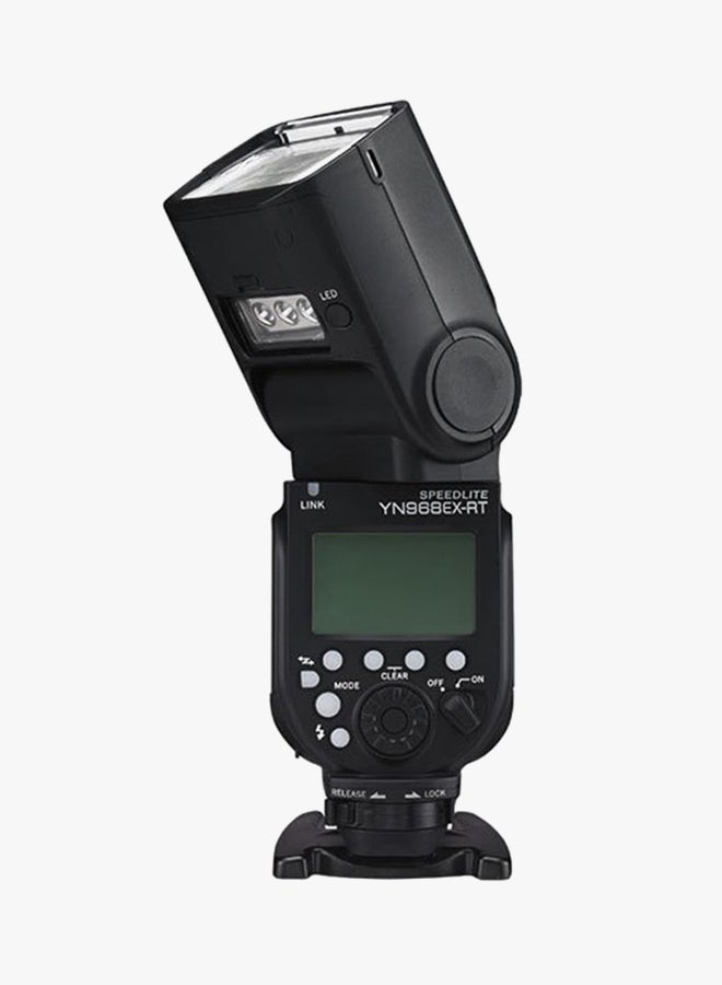 Generic External Flash Light For Canon Camera Black  - Image 3