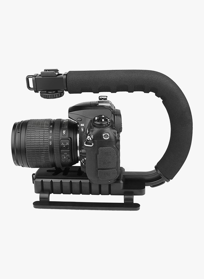 Generic - C-Shaped Handheld Camera Stabilizer Black - Image 1