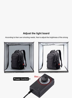 Generic Foldable LED Light Box Kit Black  - Image 4