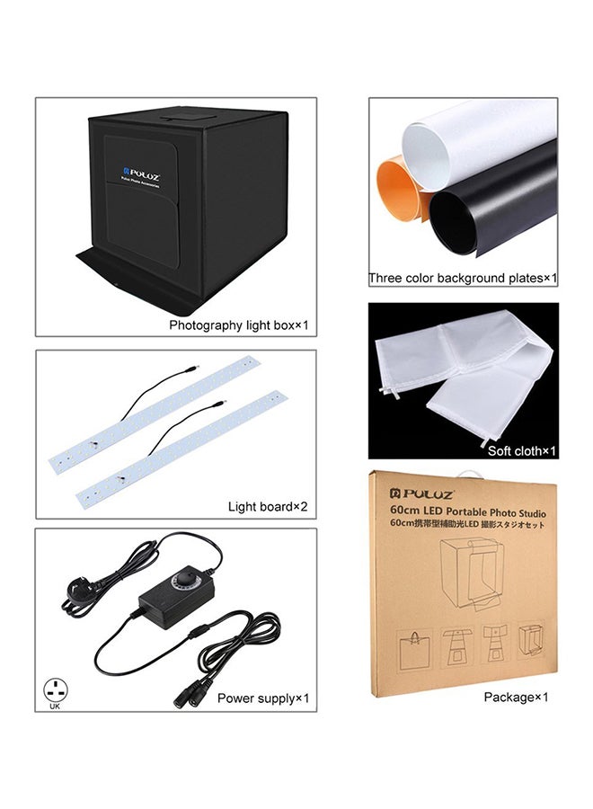 Foldable LED Soft Box Black  - Image 2
