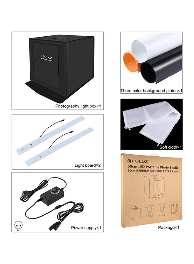 Foldable LED Soft Box Black  - Image 2