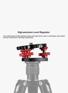 Generic Levelling Base Ball Head Black/Red  - Image 3