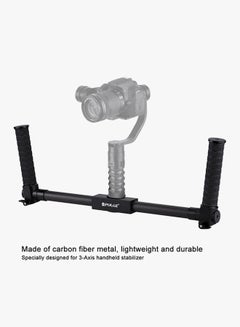Generic Dual Handheld Grip For DSLR Camera Black  - Image 4