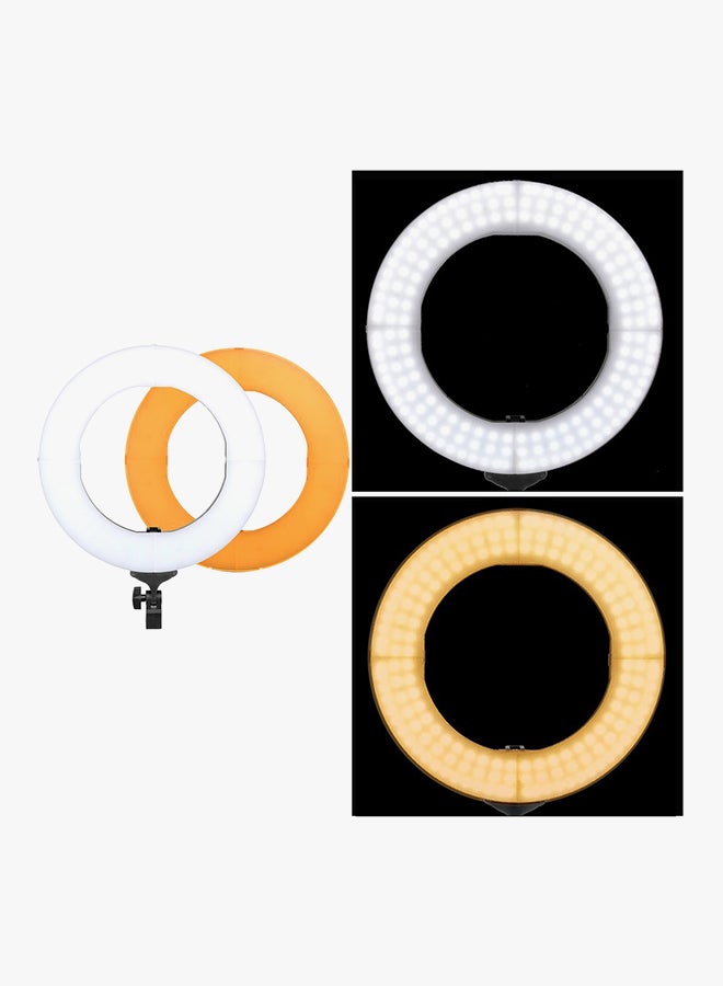 حلقة ضوء LED للتصوير بتصميم على شكل حلقة أبيض - Image 4
