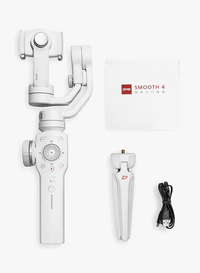 3-Axis Handheld Gimbal Stabilizer White  - Image 2