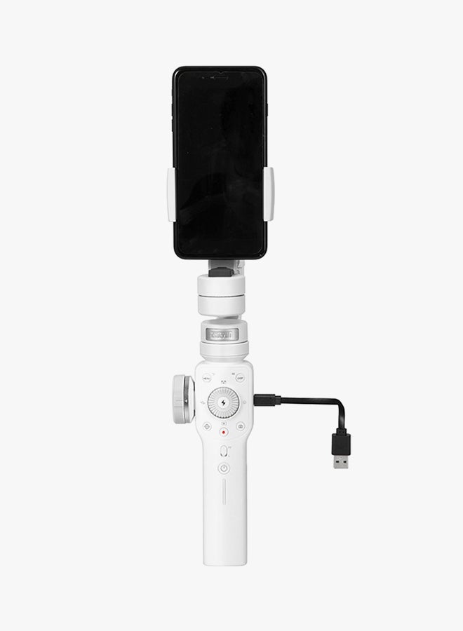 3-Axis Handheld Gimbal Stabilizer White  - Image 3