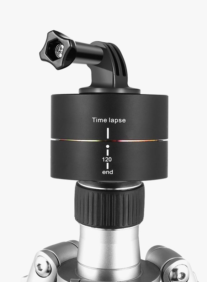 Generic - 360-Degree Rotation Automatic Time Lapse Stabilizer Black - Image 1