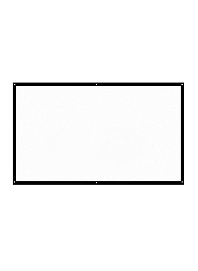oem Diagonal Projection Screen White/Black - Image 1