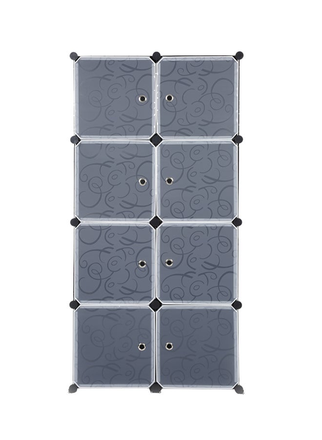 Modular Detachable Storage Organizer Black/Clear 5feet  - Image 1