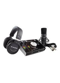 M-Audio M-Track 2X2 Vocal Studio Pro Complete Vocal Production Package Black  - Image 1