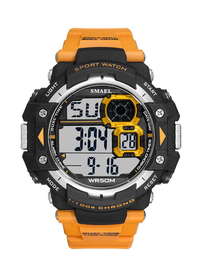 SMAEL Men's Water Resistant Resin Digital Watch Smael-55-ORA 