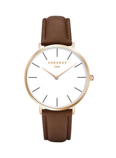 Leather Analog Quartz Watch CHR-234