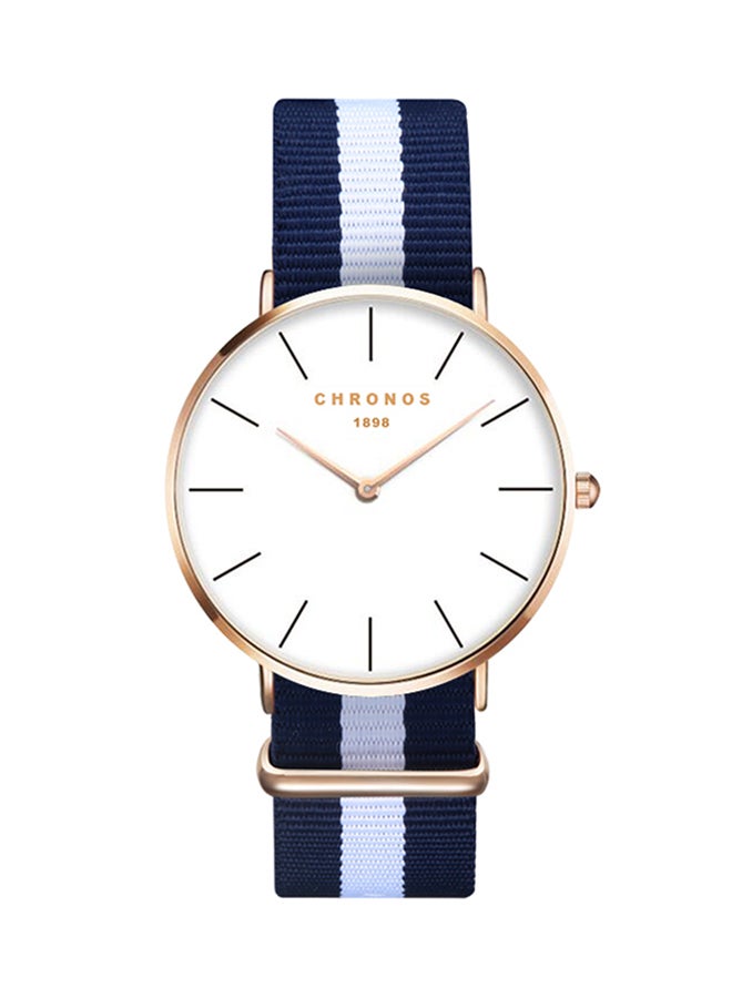 men Water Resistant Fabric Analog Watch CHR-207