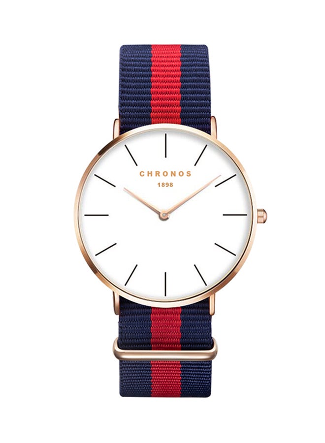 men Water Resistant Fabric Analog Watch CHR-204