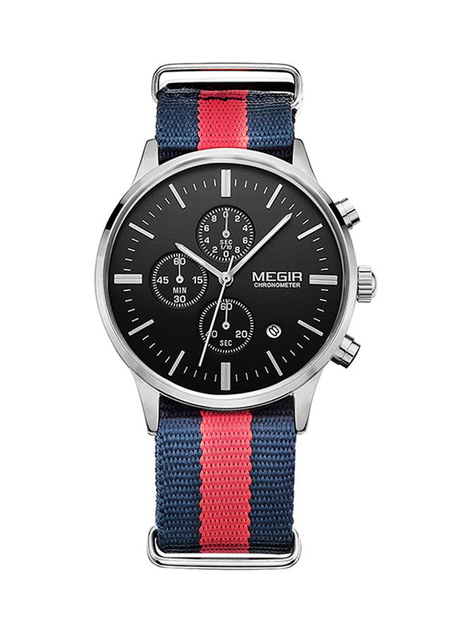 MEGIR Men's Water Resistant Fabric Chronograph Watch MEGIR-0305