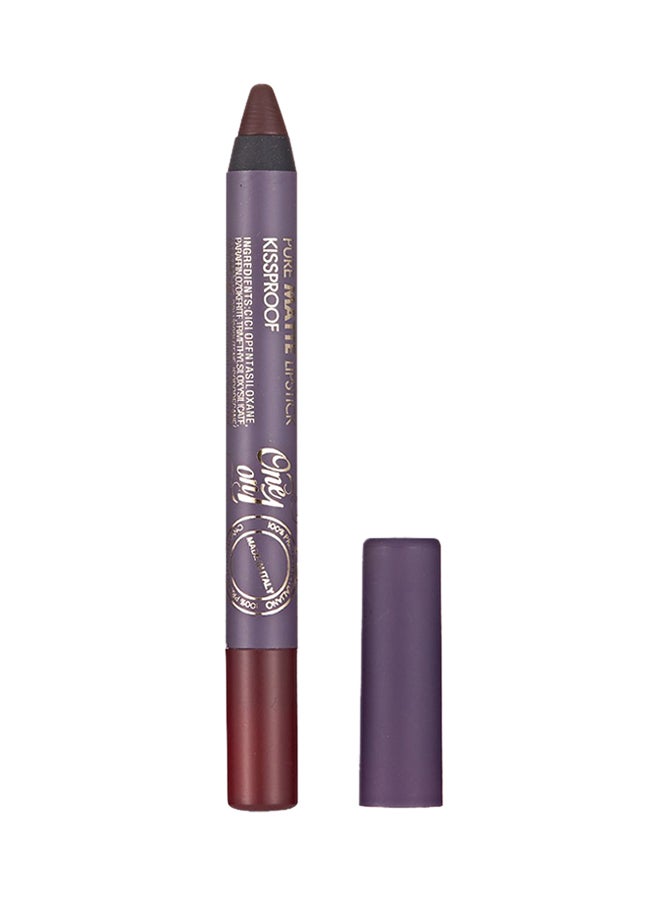 One on 1 Ki**proof Pure Matte Lipstick Pencil 118 Salem  - Image 1