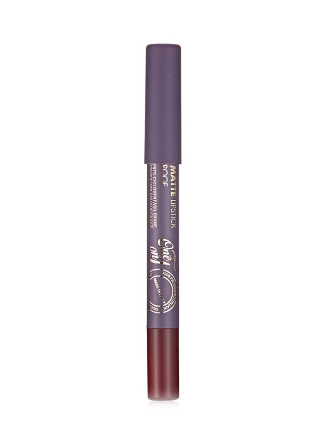 One on 1 Ki**proof Pure Matte Lipstick Pencil 118 Salem  - Image 2