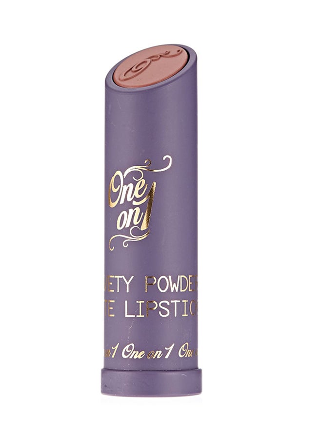One on 1 Velvety Powder Matte Lipstick 209 Mocha - Image 2