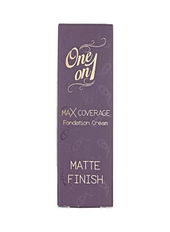 One on 1 Max Coverage Foundation Cream 40 Nude Beige  - Image 2