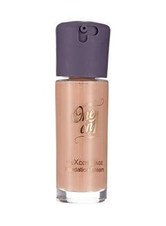 One on 1 Max Coverage Foundation Cream 44 Warm Ivory  - Image 1