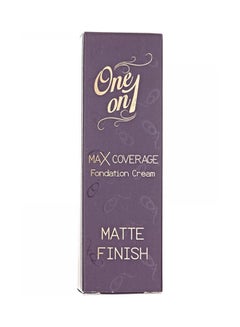 One on 1 Max Coverage Foundation Cream 44 Warm Ivory  - Image 2