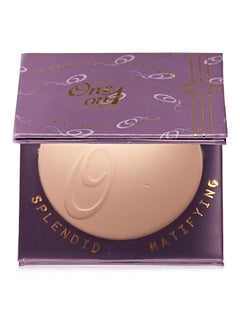 One on 1 Splendid Matifying Face Powder 63 Suntan  - Image 2