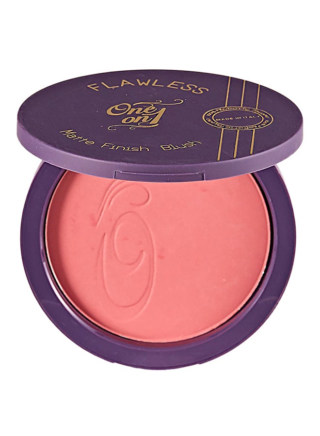 One on 1 Flawless Matte Finish Blush 95 Peony Pink  - Image 1