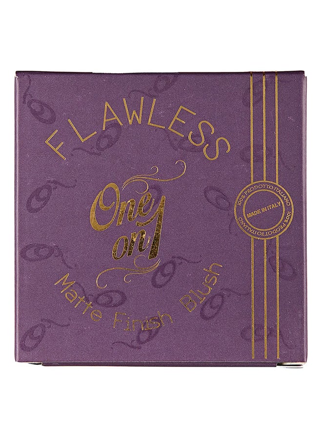 One on 1 Flawless Matte Finish Blush 95 Peony Pink  - Image 3