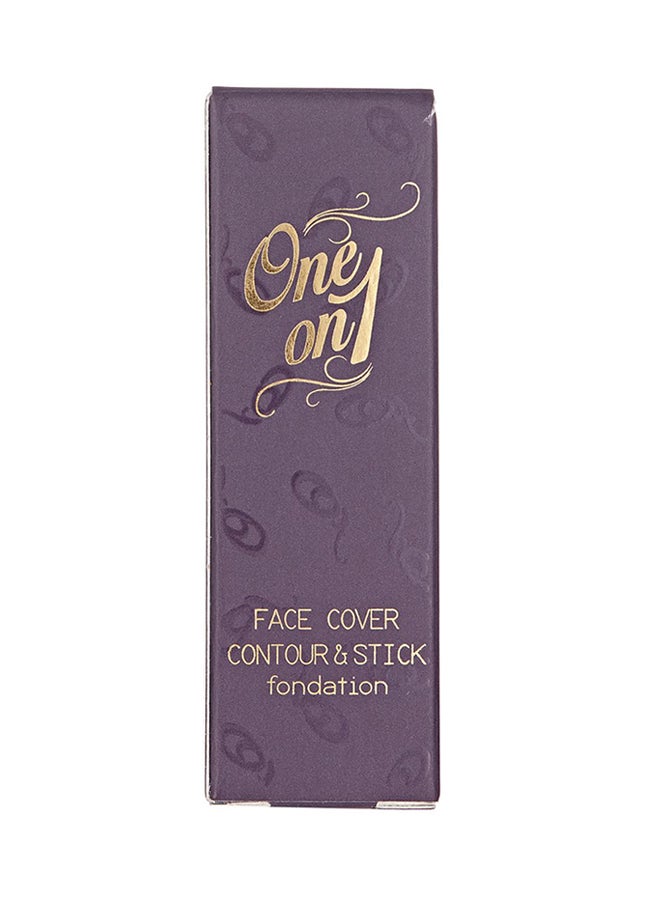 One on 1 Face Cover Contour And Stick Foundation 84 Fair  - Image 2