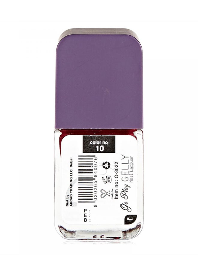 Go Play Gelly Nail Lacquer 10 Deep Red - v1536208670/N16988219A_2