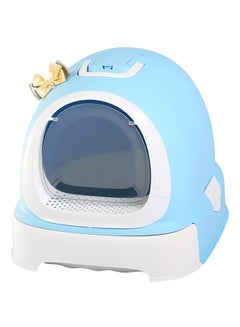 Nutra Pet Cat Litter Toilet Blue/White 