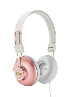 House Of Marley Positive Vibration 2.0 Stereo On-Ear Headphones Copper/Pink  - Image 1