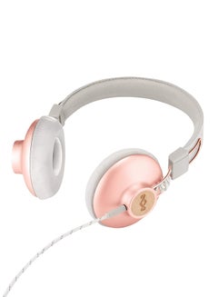 House Of Marley Positive Vibration 2.0 Stereo On-Ear Headphones Copper/Pink  - Image 4