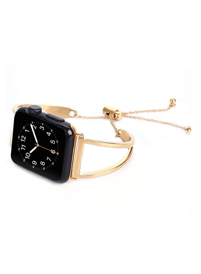 Stainless Steel Replacement Band For Apple Watch Gold - Image 3
