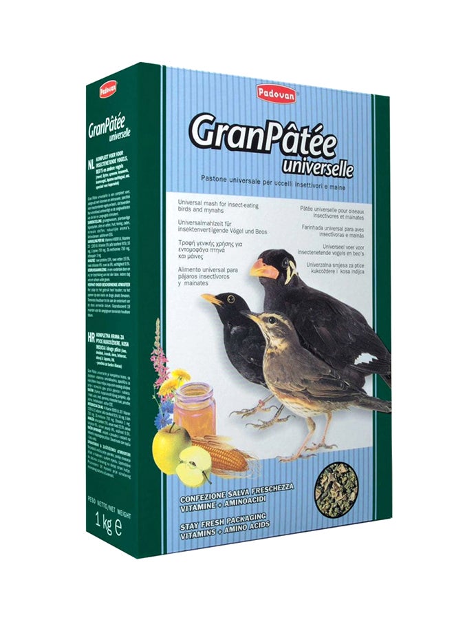 Granpatee Universelle Dry Food For Birds Multicolour 1kg