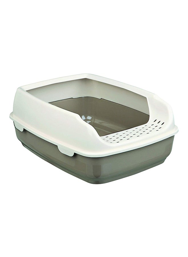 تريكسي صندوق الفضلات المصمم بحافة ديليو مناسب للقطط