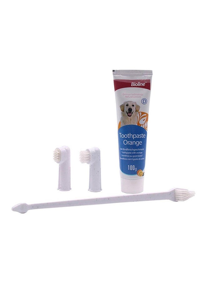 بايولاين طقم العناية بصحة الأسنان مناسب للكلاب 100جرام - Image 1