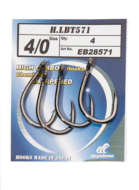 4-Piece Live Bait Single Hooks Set