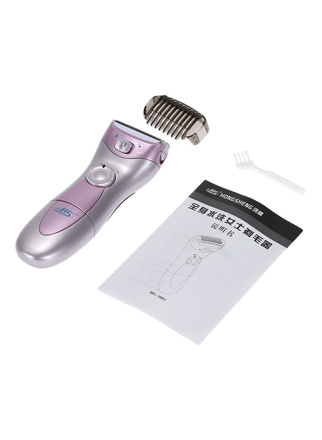 ANSELF Washable Electric Epilator Silver/Purple - Image 2