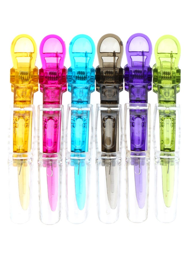 ANSELF 6 Piece Hair Grip Clip Multicolour - Image 1
