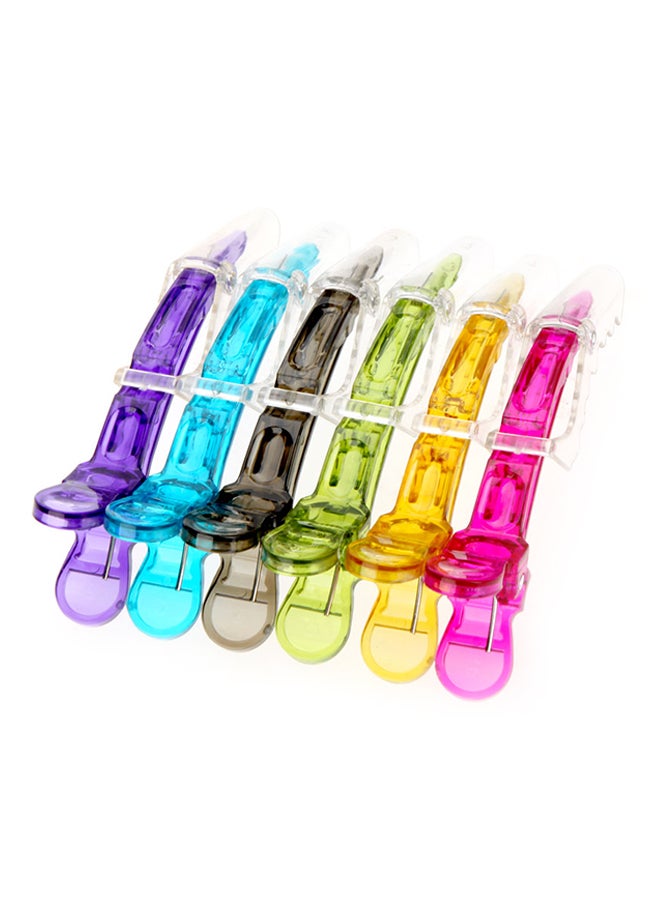 ANSELF 6 Piece Hair Grip Clip Multicolour - Image 2