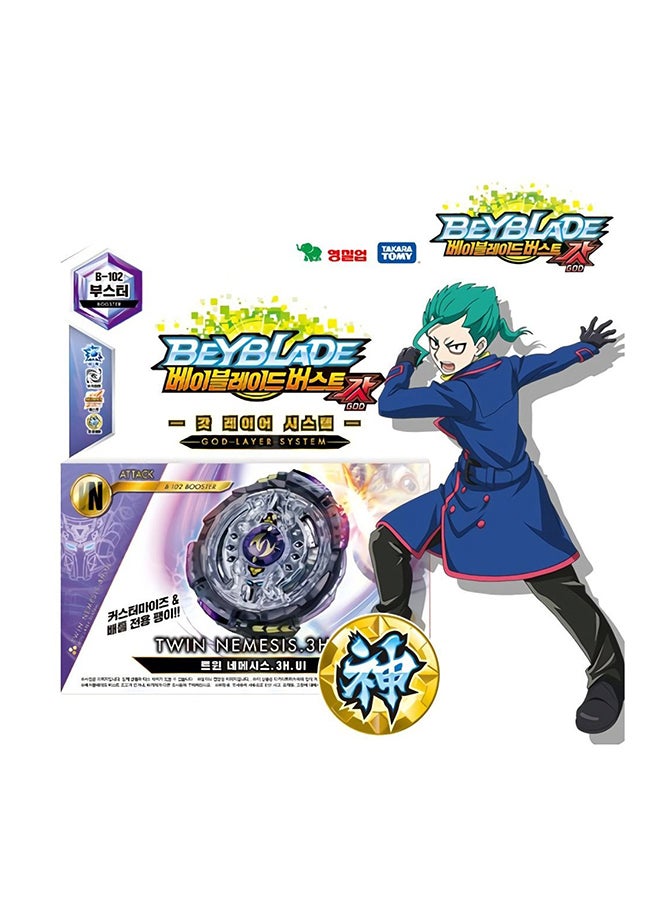 TAKARA TOMY - Beyblade Burst B-102 Booster Twin Nemesis - Image 1