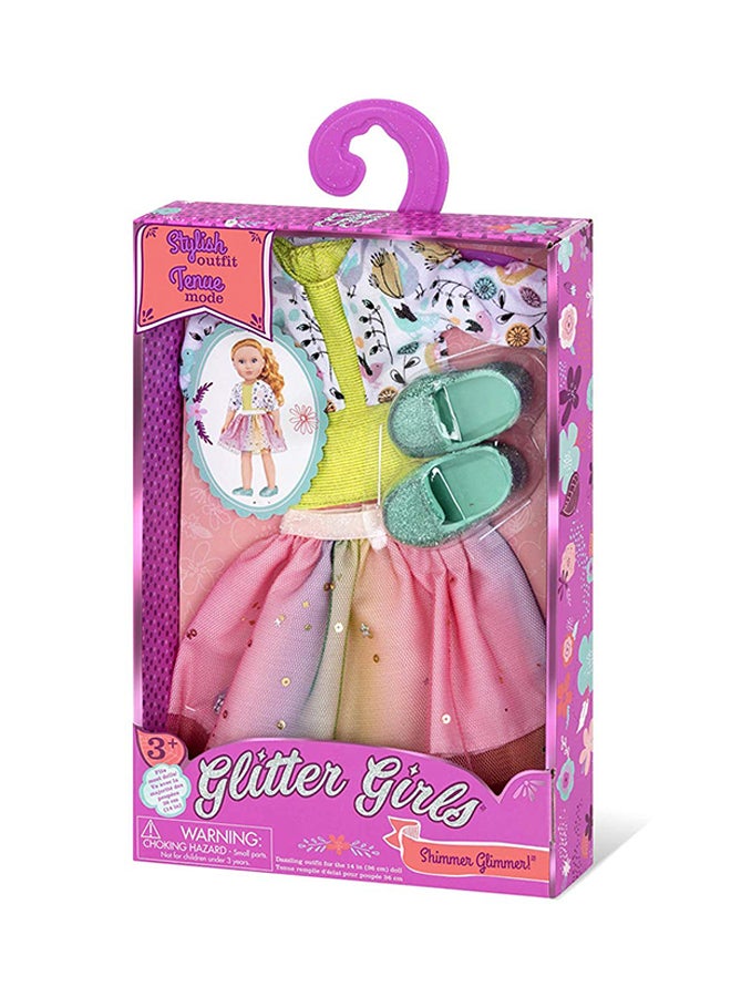 Glitter Girls Top And Tutu Outfit Set - Image 4