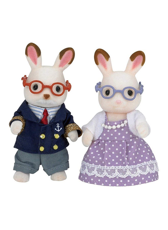Calico Critters - Hopscotch Rabbit Grandparents Toy Set 3inch - Image 1