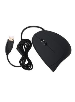 USB Vertical Optical Mouse For Mac Laptop PC Black