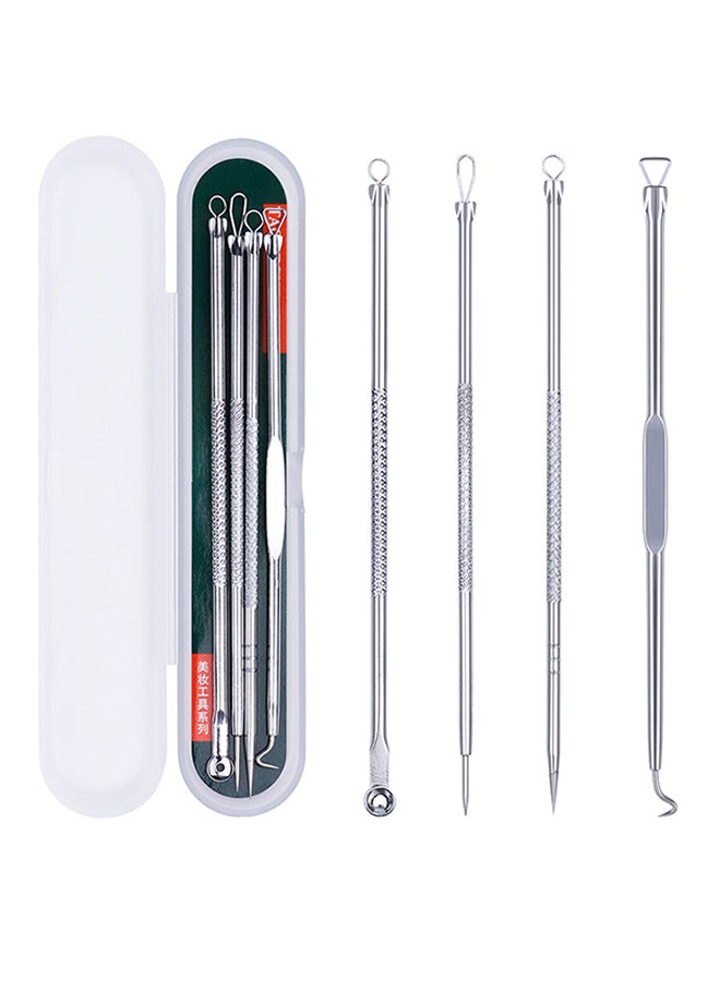 دي يو كير مجموعة أدوات إزالة الرؤوس السوداء مكونة من 4 قطع طراز F11-S F11-G فضي 4 Piece 