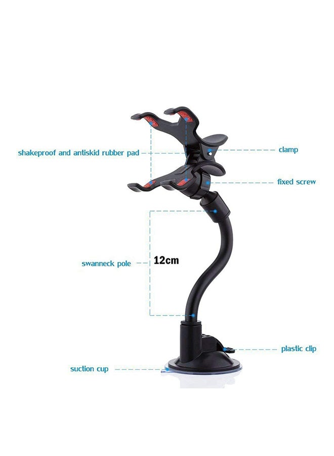 آيندز قاعدة تثبيت للهاتف على الزجاج الأمامي للسيارة أسود - Image 2