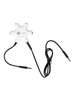 iends 5-Port Audio Splitter Adapter White/Black  - Image 2