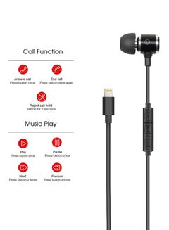 Trands In-Ear Earphones With Mic Black  - Image 3