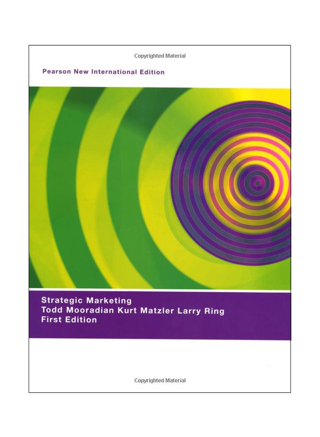Strategic Marketing: Pearson New (International Edition) Paperback English by Kurt Matzler - 12-Aug-13